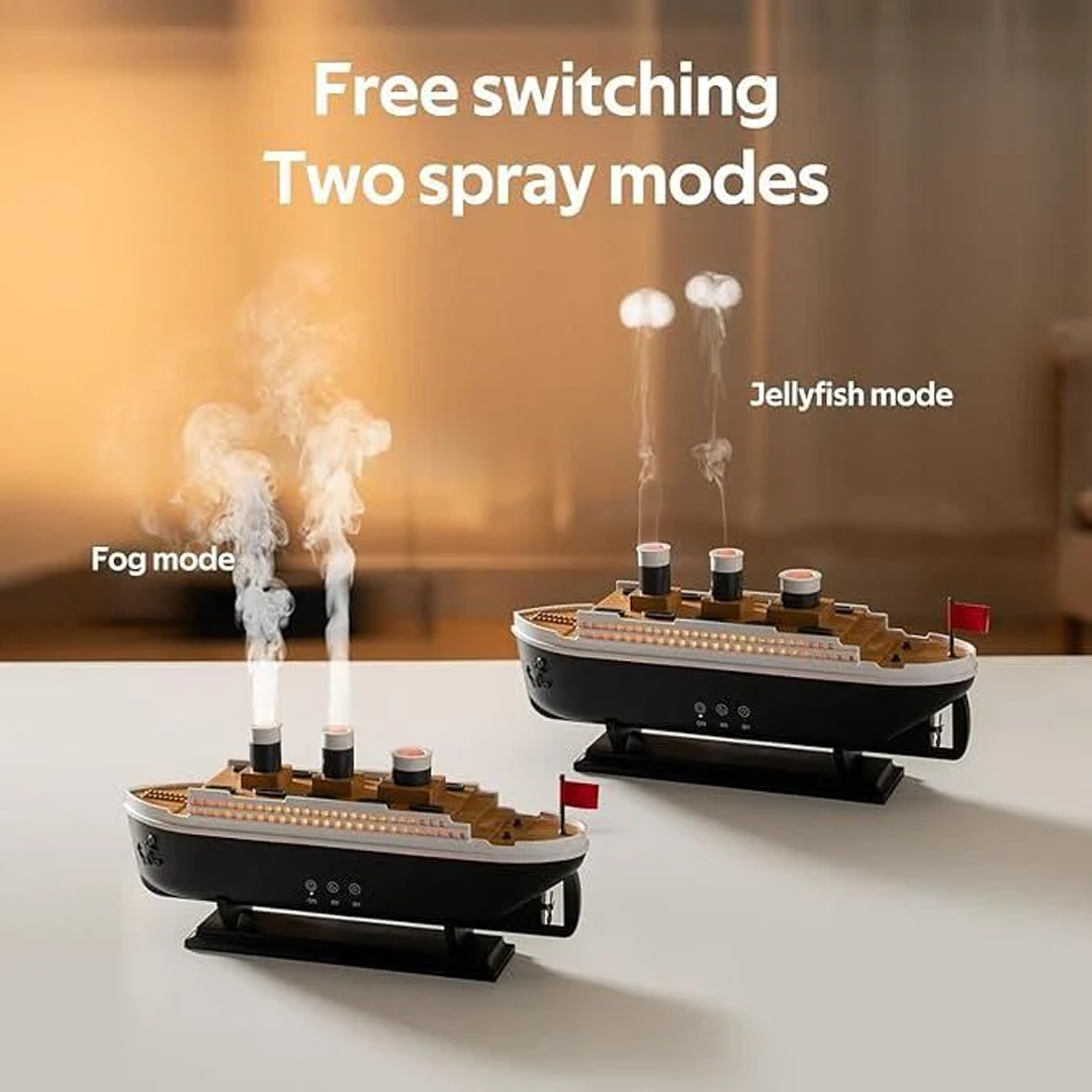 Titanic Steam Ship Design Humidifier Diffuser for Home