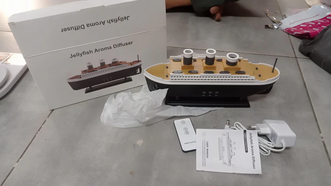Titanic Steam Ship Design Humidifier Diffuser for Home
