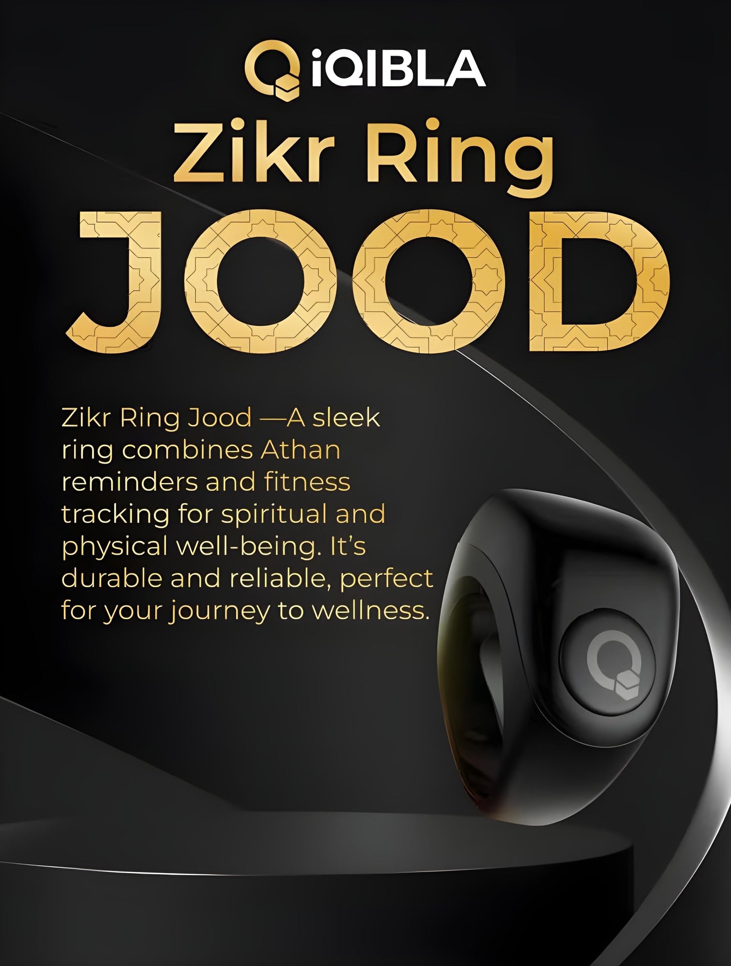 خاتم الذكر الذكي Serene Smart Zikr Ring ™