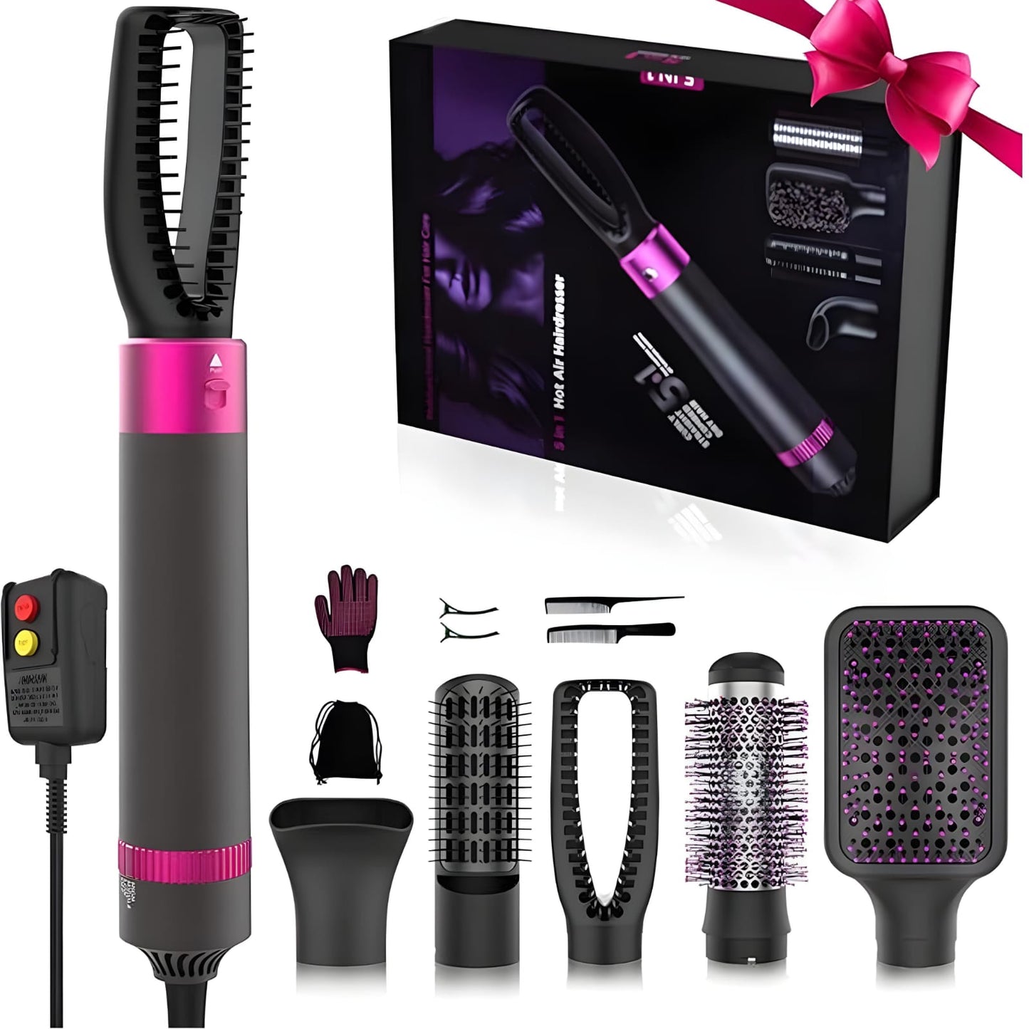 فرشاة الهواء الساخن سيرين (5 في 1)