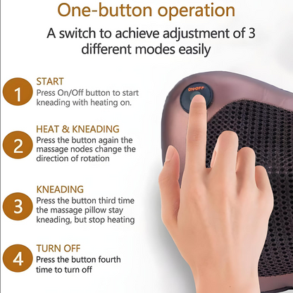 وسادة تدليك الرقبة والجسم الهادئة